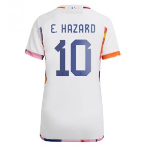 Belgien Eden Hazard #10 Udebanetrøje Dame VM 2022 Kort ærmer